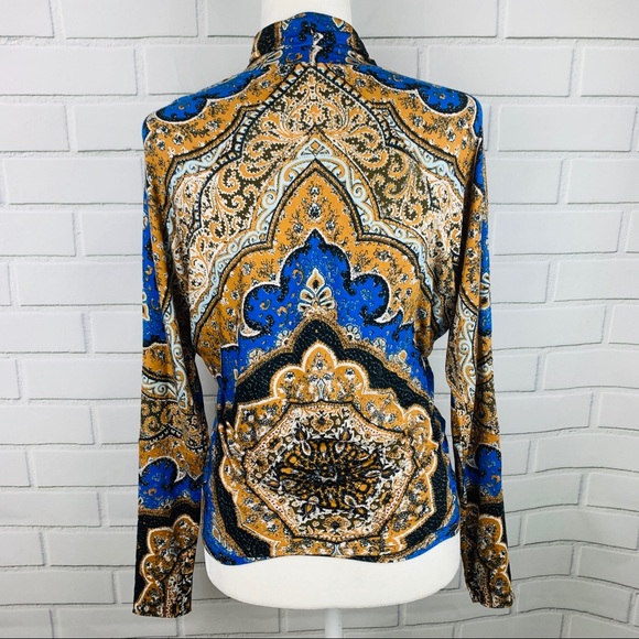 🔥FREE PEOPLE🔥Chase Me Tee Turtleneck Eclipse Combo Boho XS NWT - Picture 6 of 7